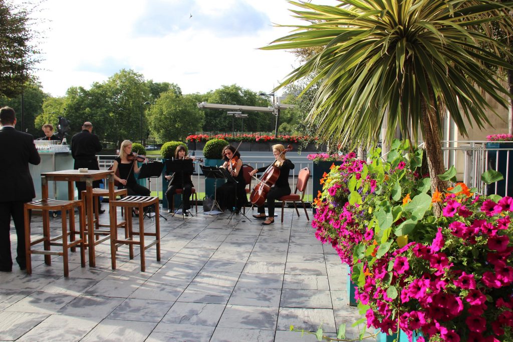 roof terrace summer party venue london