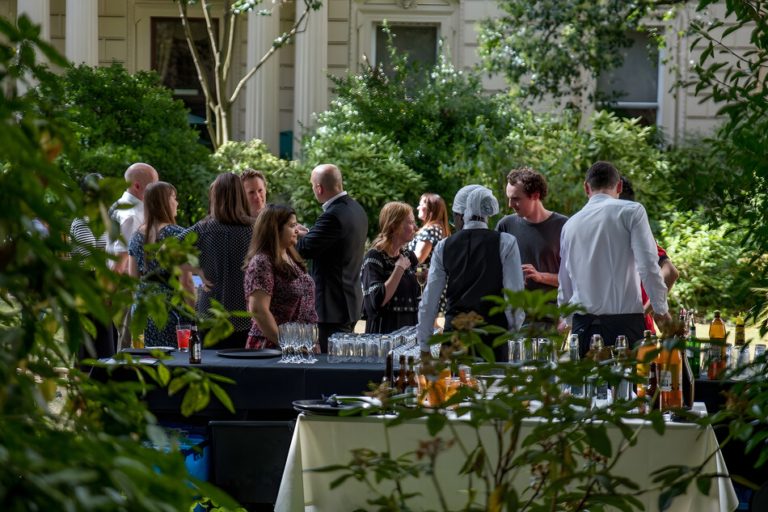 london conference venue with garden